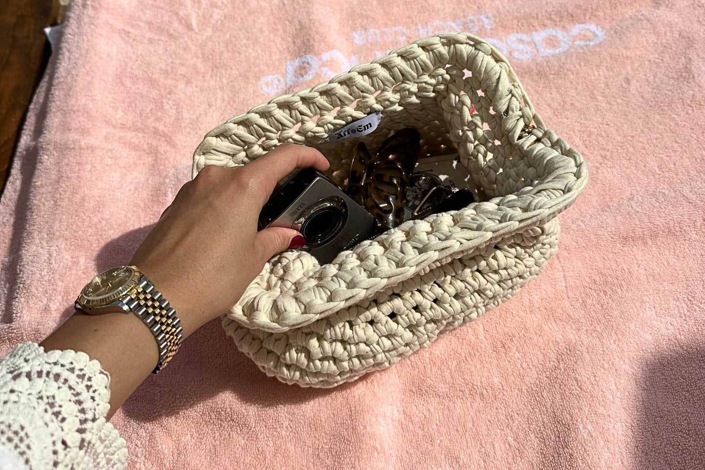 The Clutch - Buttercream Beige